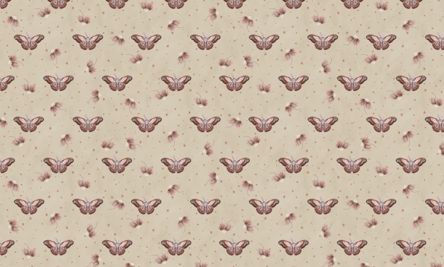Nursery Wallpaper - Ophelia’s Dream - Dusty Beige