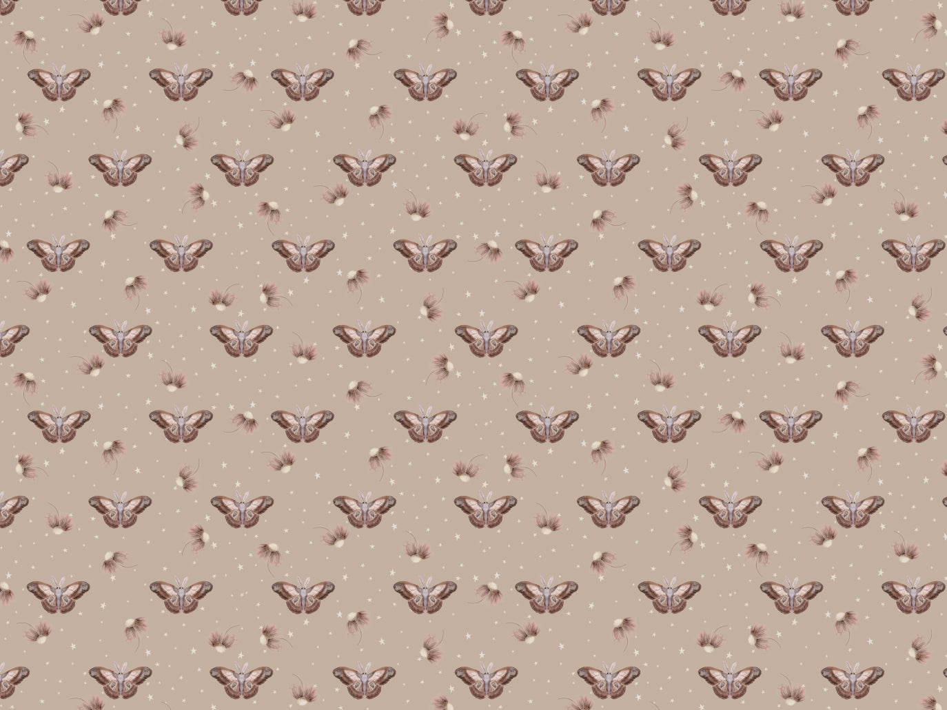 Nursery Wallpaper - Ophelia’s Dream - Dusty Rose