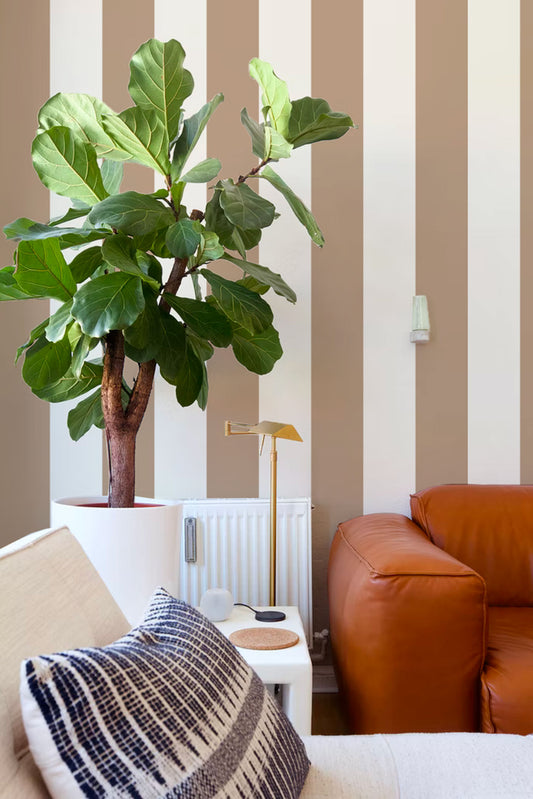 Wallpaper Stripes - Shanklin - Beige (SALE)