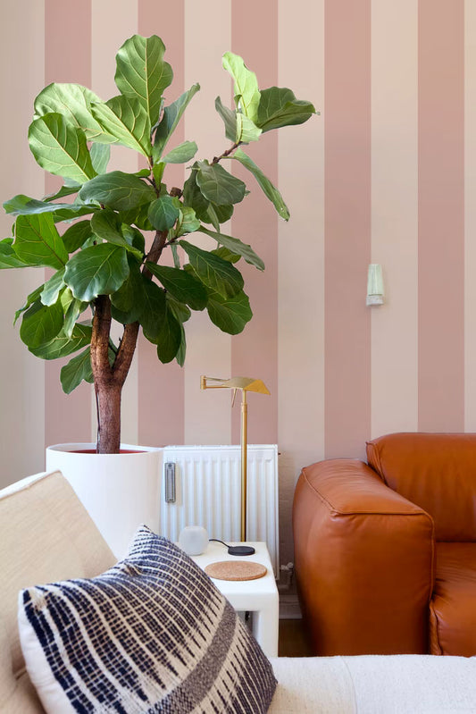 Wallpaper Stripes - Ryde - Pink