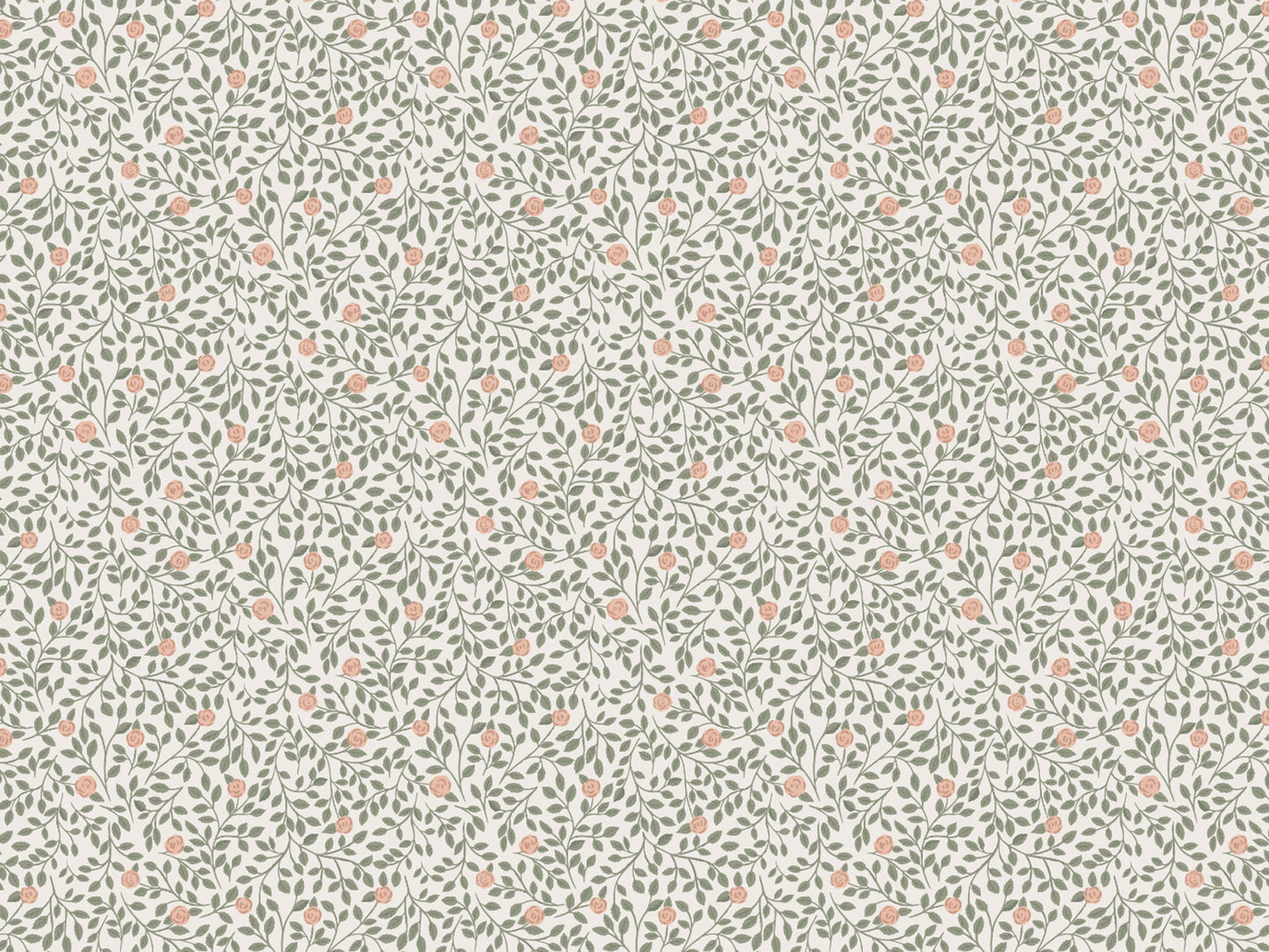 Summer Gray Tapete - Kletterrose - Hellgrün