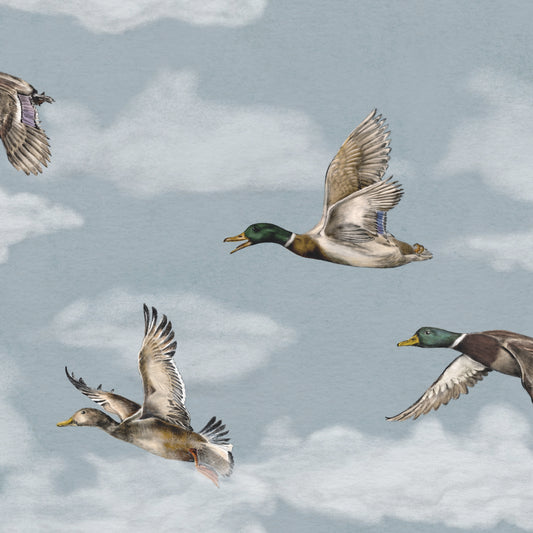 Summer Gray Tapete - Voyage - Winter Blau