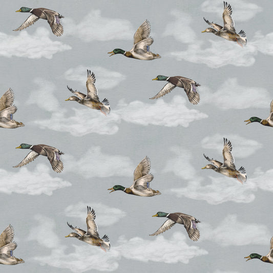 Summer Gray Wallpaper - Voyage, Petit - Nordic Grey