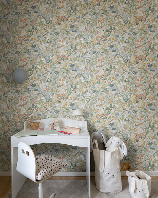 Midbec wallpaper - Tåget – 29029 - Beige