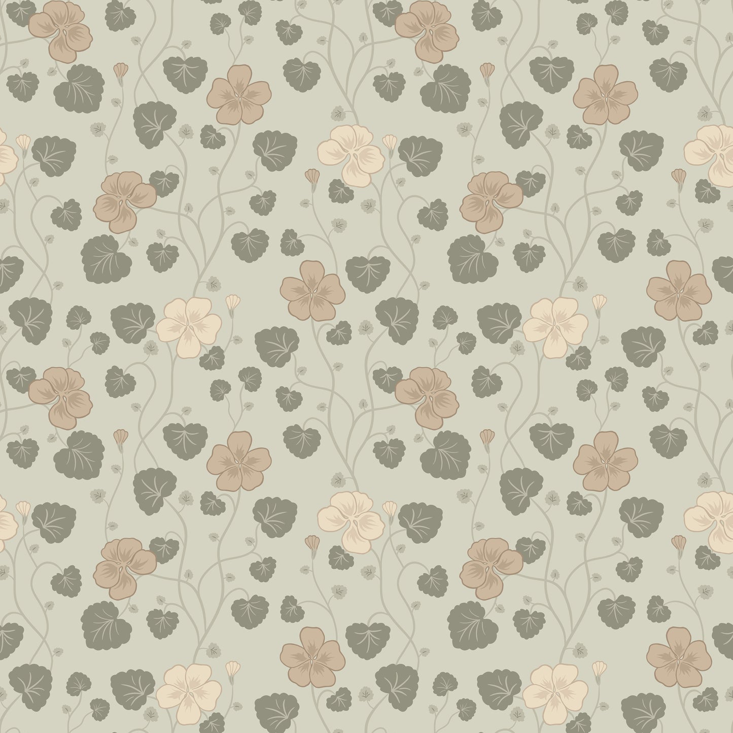 Summer Gray Wallpaper - Hallie - Pearl
