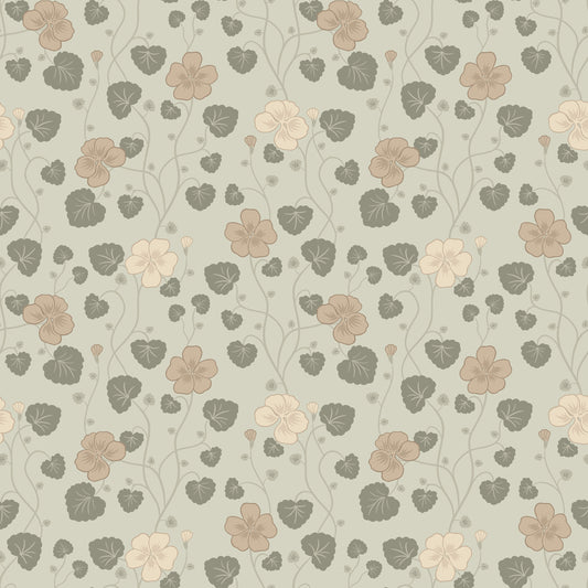 Summer Gray Wallpaper - Hallie - Pearl