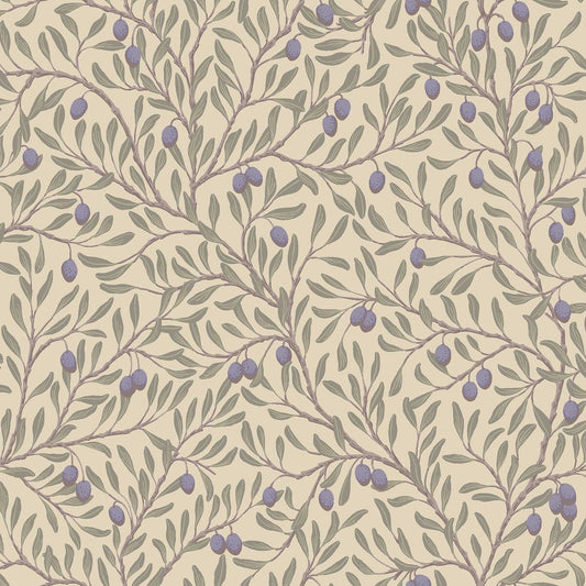 Borastapeter Wallpaper - Olivträd - Purple