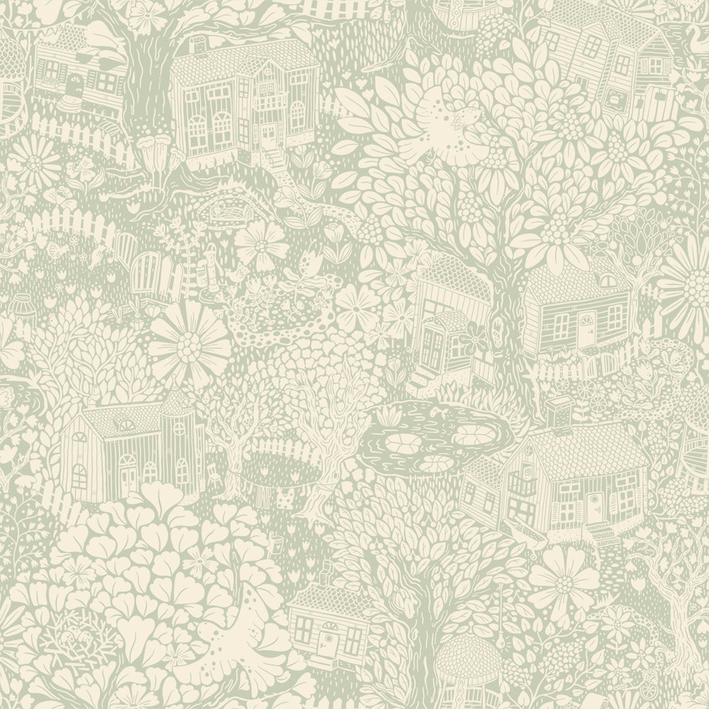 Midbec wallpaper - Bygga Bo 63004 - light green