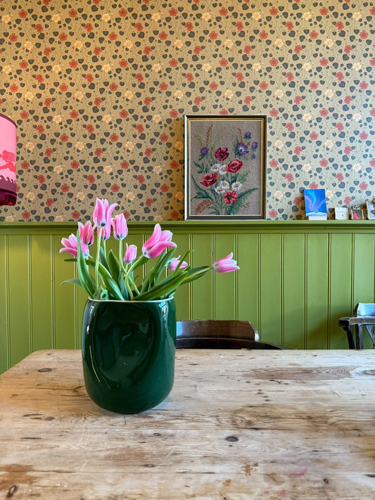 Summer Gray Behang - Hallie - Goud