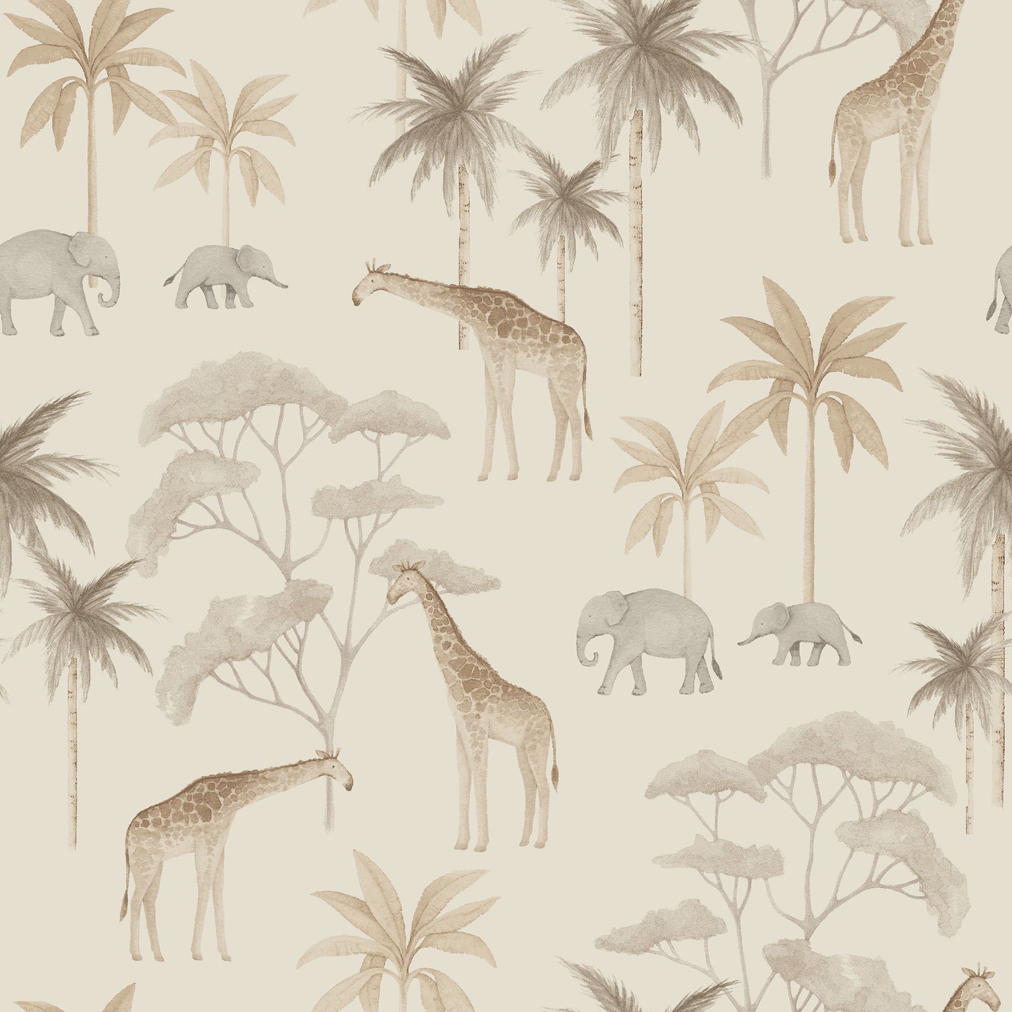 Borastapeter Wallpaper - Savannah - Light Linen