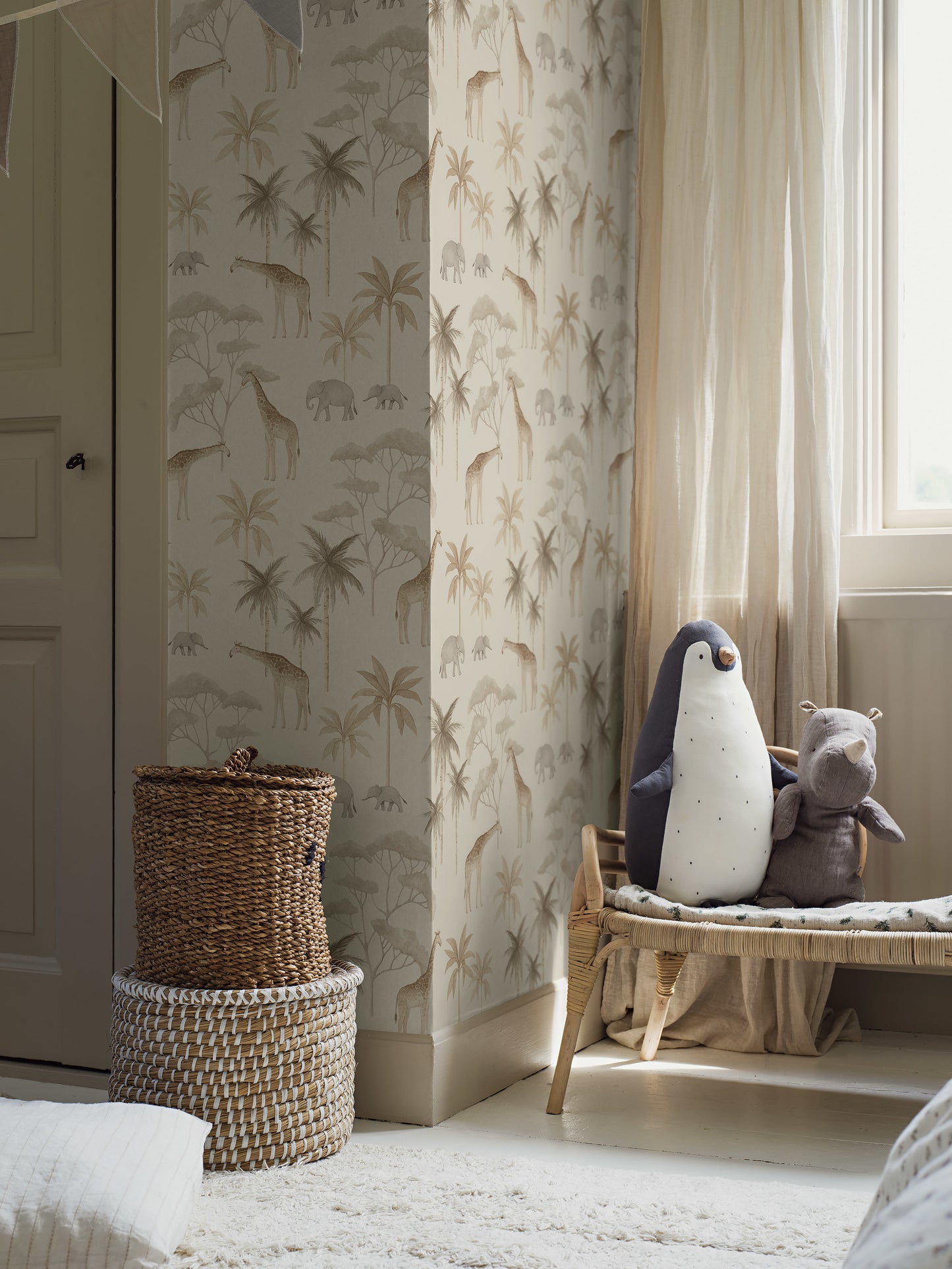 Borastapeter Wallpaper - Savannah - Light Linen