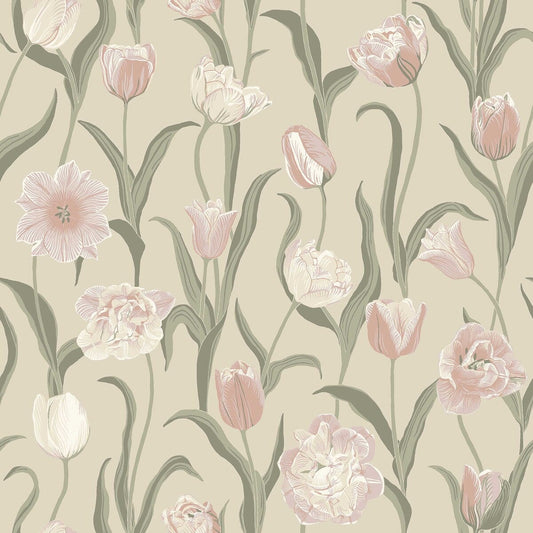 Borastapeter Wallpaper - La Belle Epoque - Pink