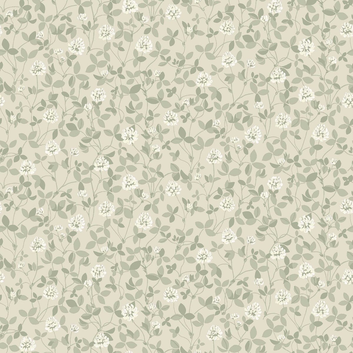 Borastapeter Wallpaper - Klöver - Beige