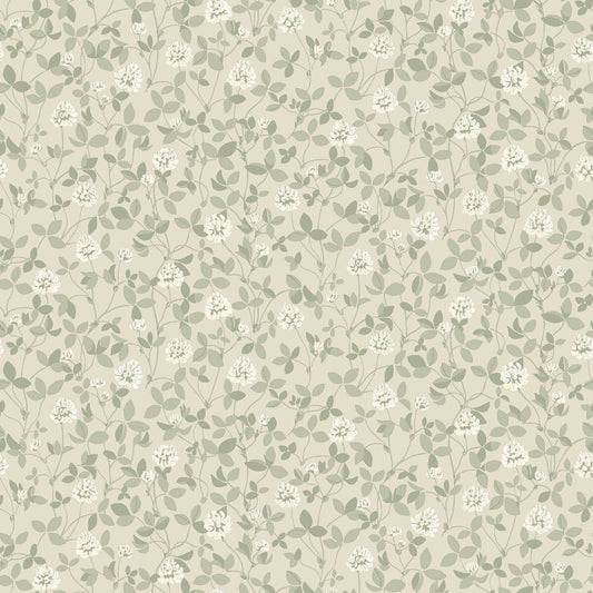 Borastapeter Behang - Klöver - Beige