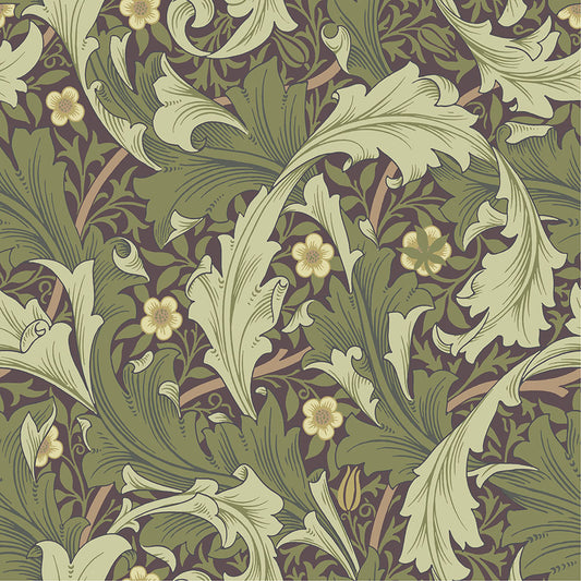 William Morris Behang - Granville - Groen