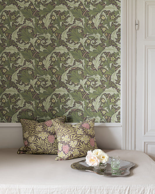 William Morris Wallpaper - Granville - Green