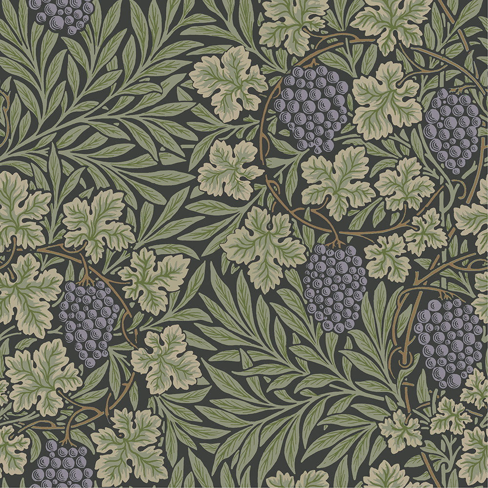 William Morris Behang - Vine - Paars