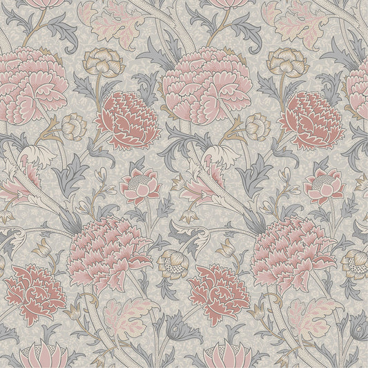 William Morris Behang - Cray - Roze