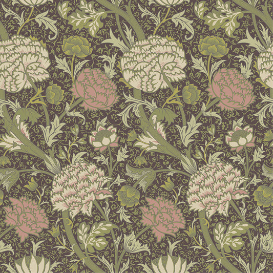 William Morris Behang - Cray - Roze