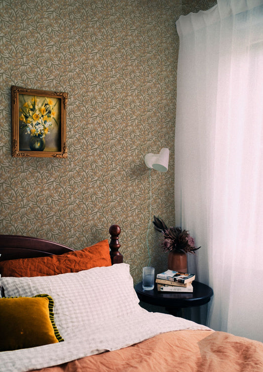 Summer Gray Behang - Sweet India - Beige