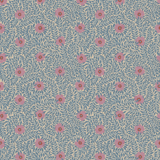 Summer Gray Wallpaper - Kicki - Petal Pink