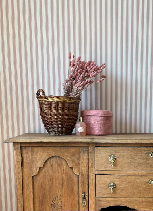 Wallpaper Stripes - French - Rose