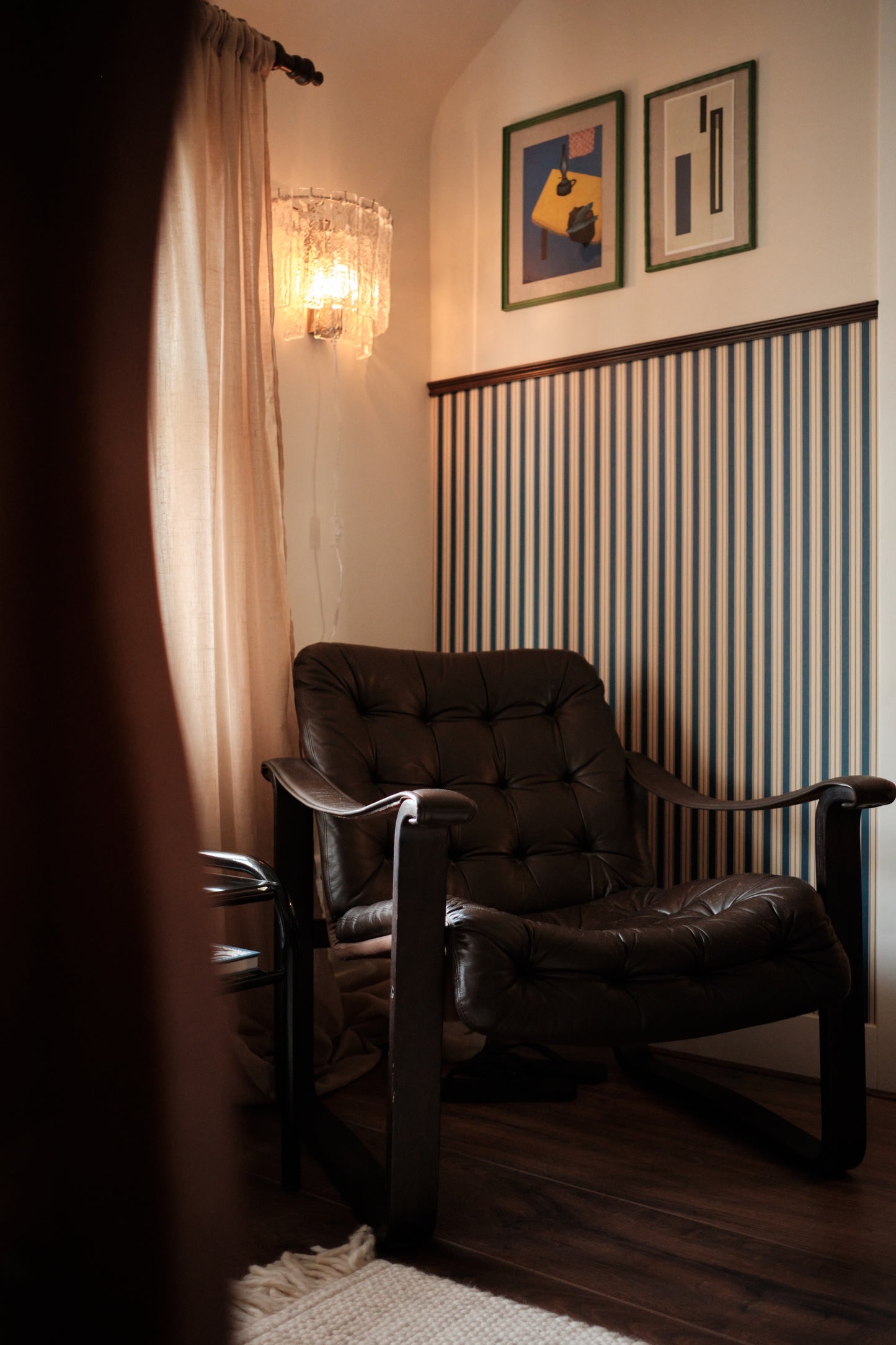 Tapetenstreifen - Niton - Blau