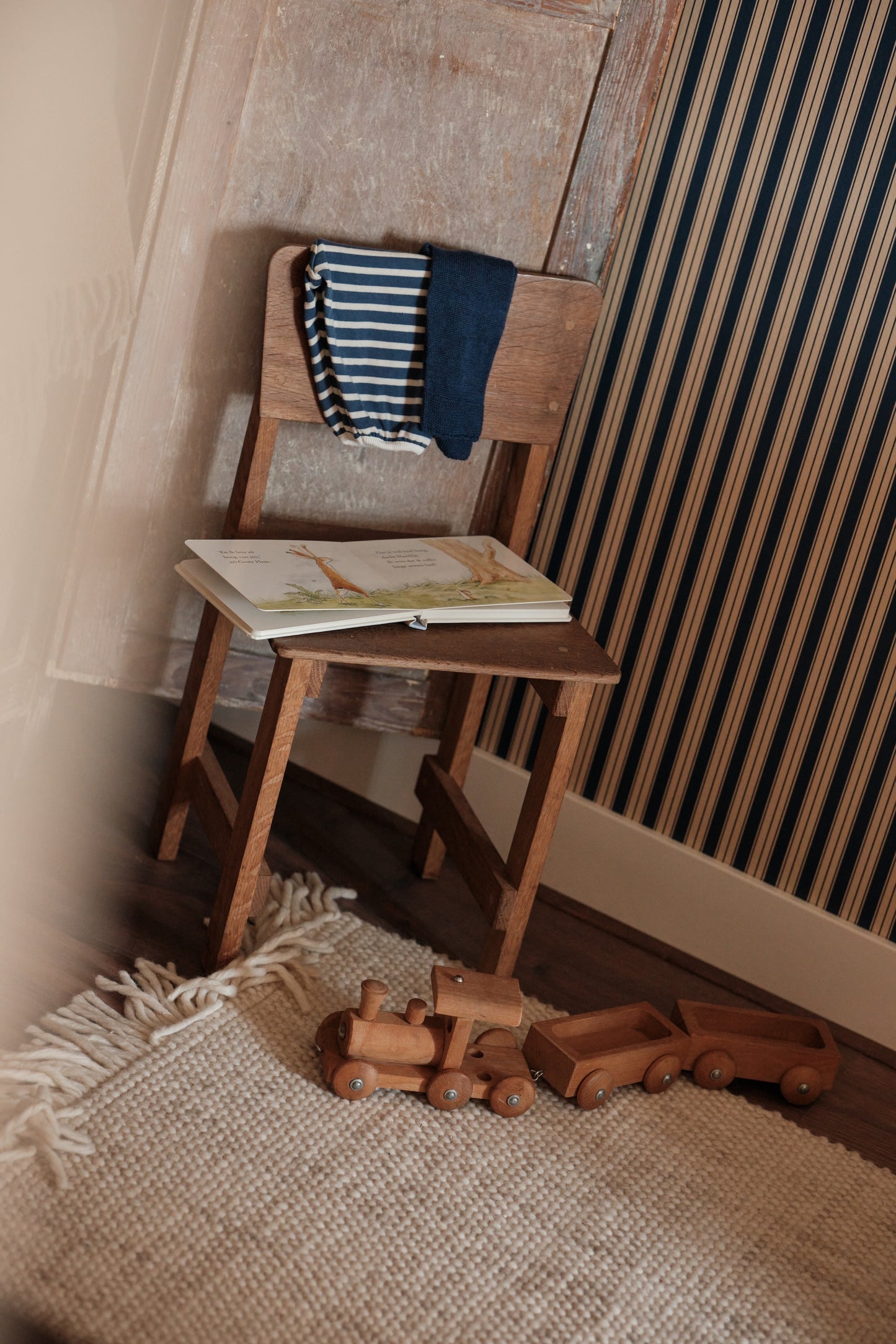 Tapetenstreifen - Niton - Blau