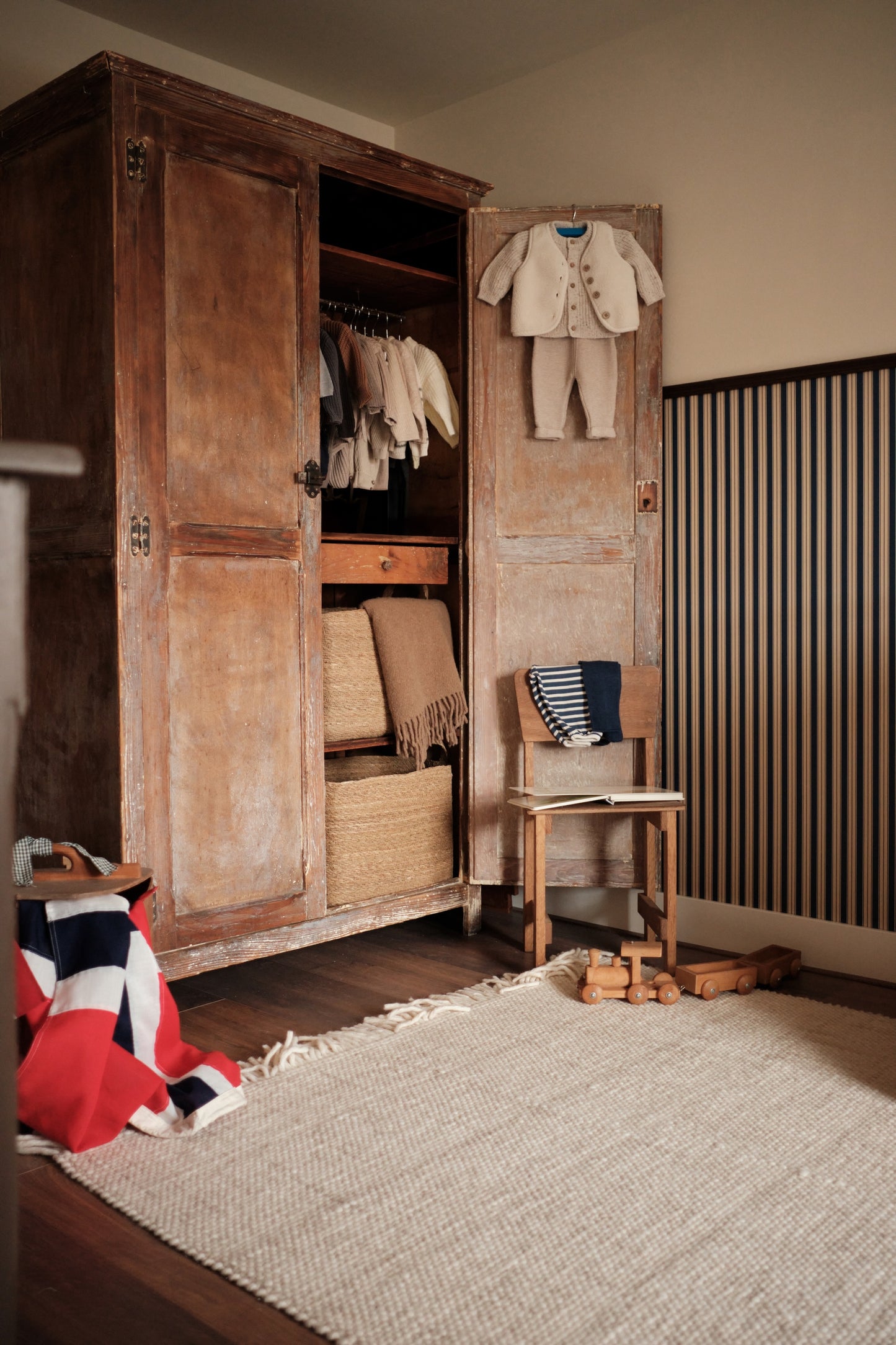 Tapetenstreifen - Niton - Blau