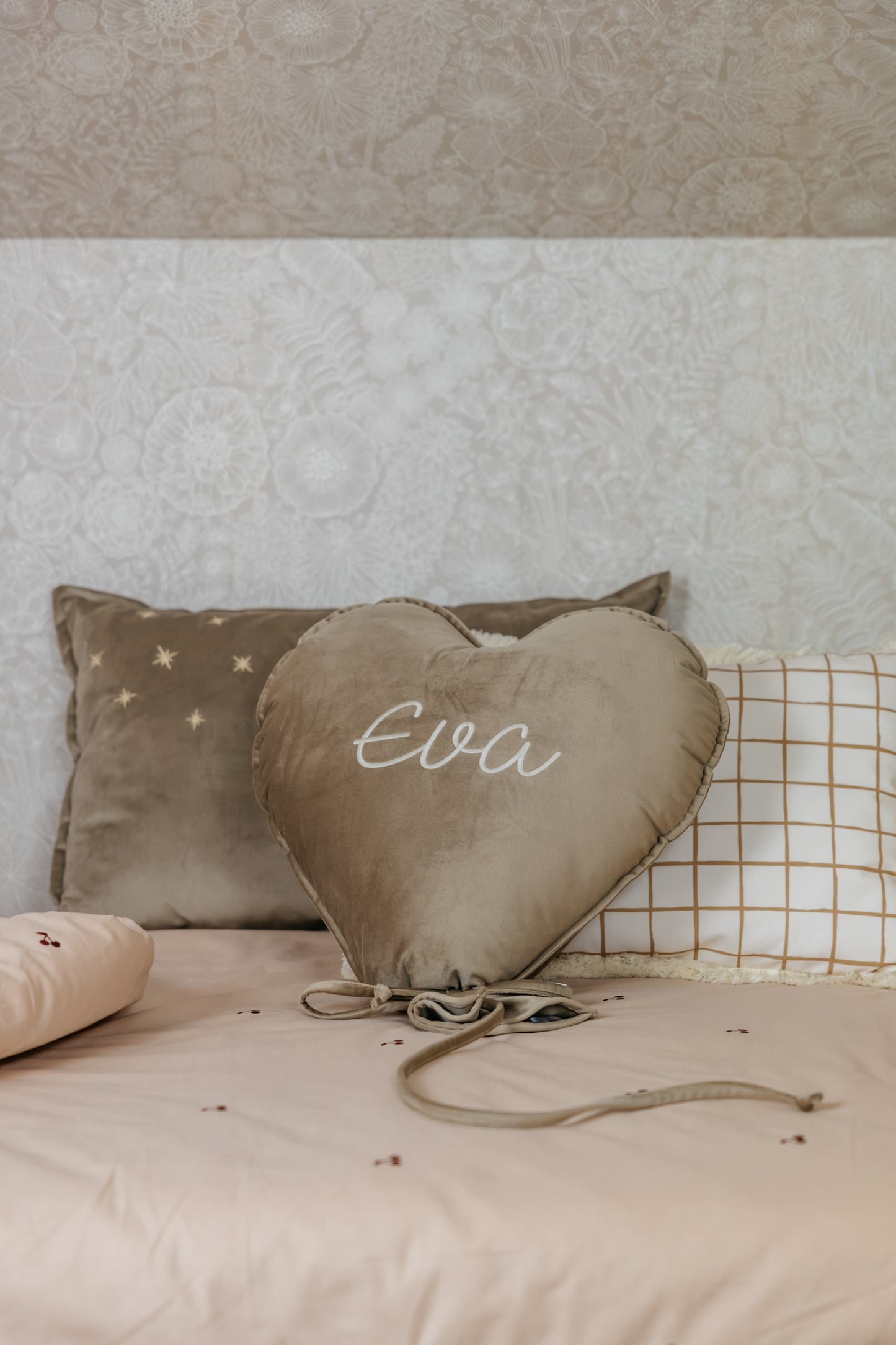 Papier peint Summer Gray - Août - Rose