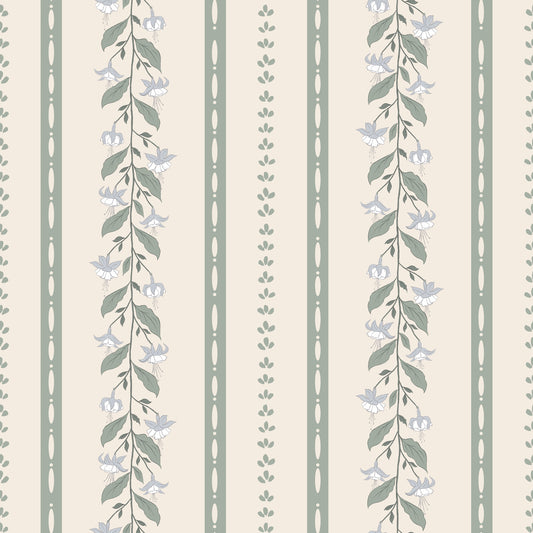 Wallpaper Stripes - Luna - Green