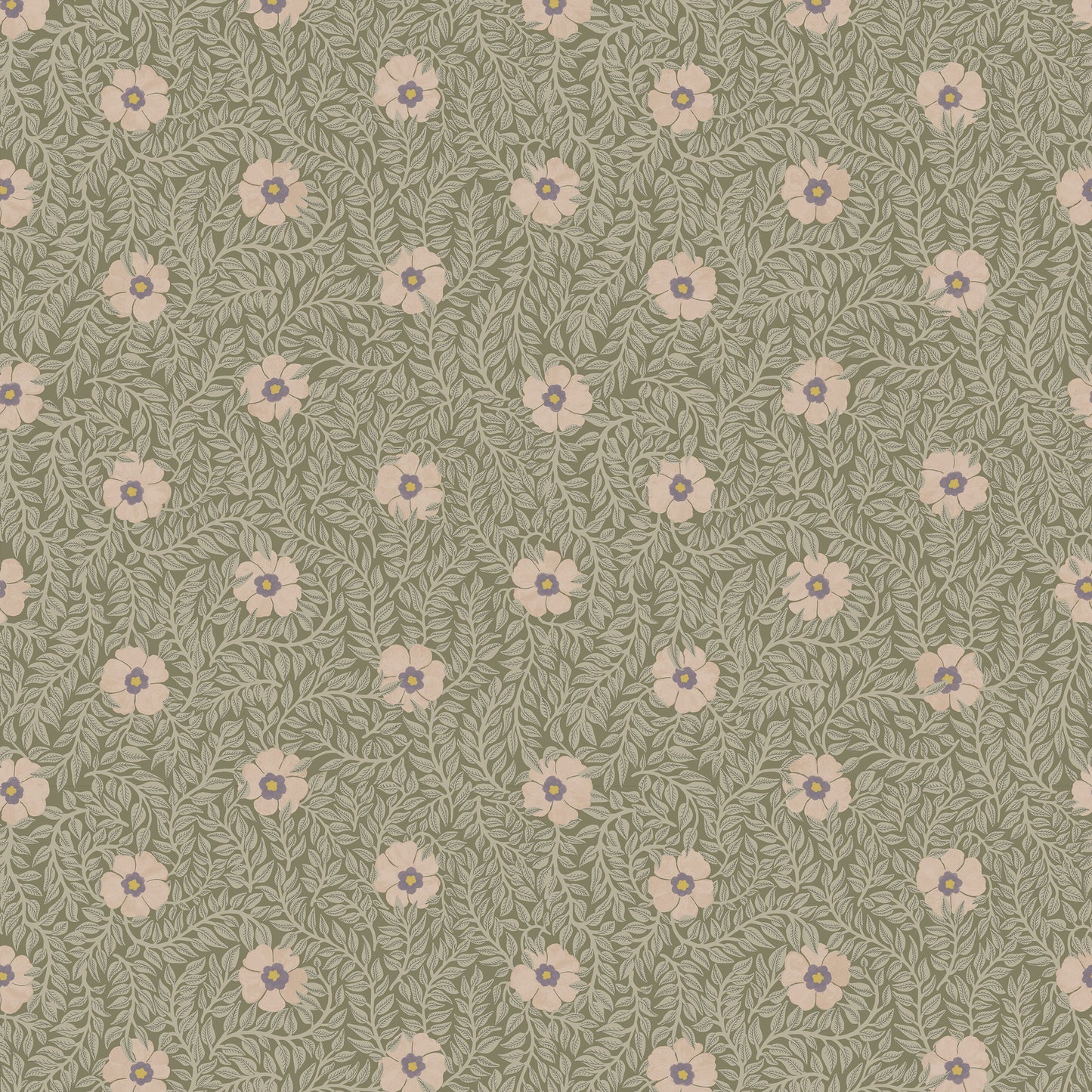 Summer Gray Wallpaper - Kicki - Soft lilac