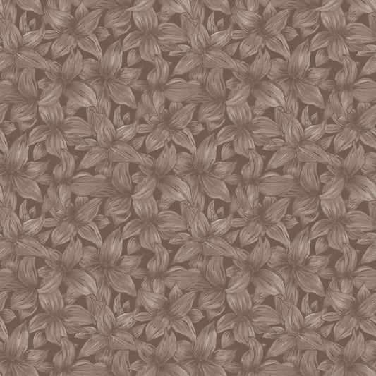 Summer Gray Wallpaper - Folia - Clay Red