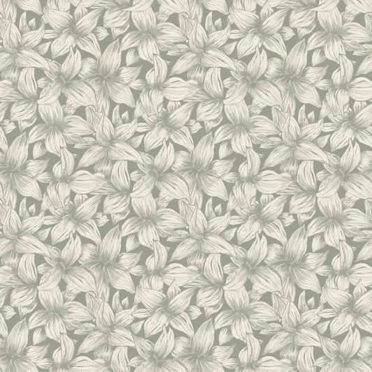 Summer Gray Wallpaper - Folia - Lauren Green