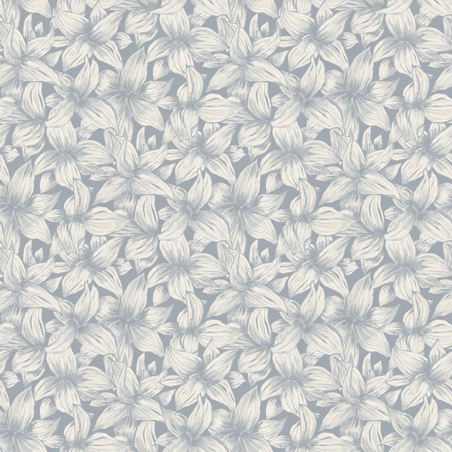 Summer Gray Wallpaper - Folia - Winter Blue