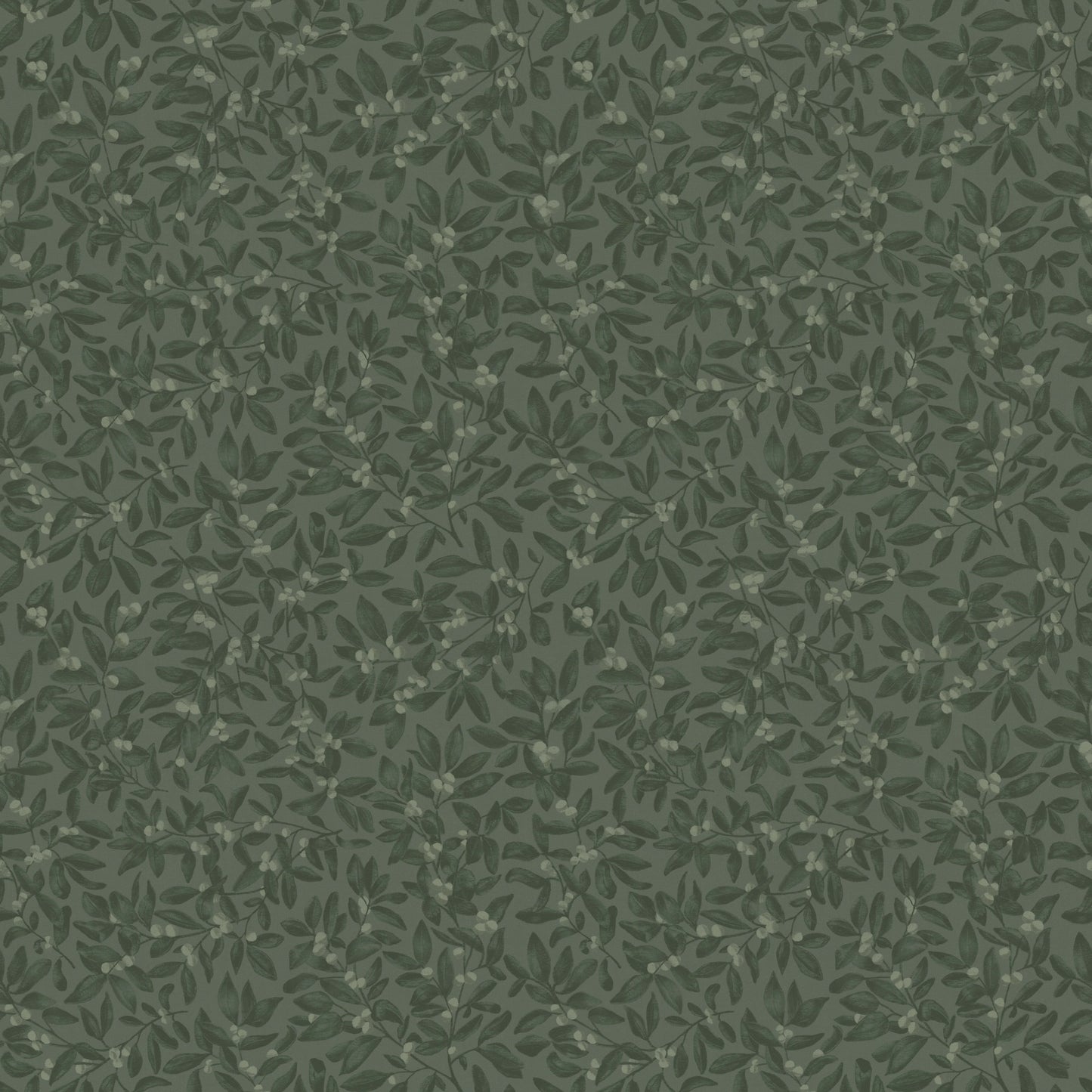 Summer Gray Wallpaper - Junia - Deep Green