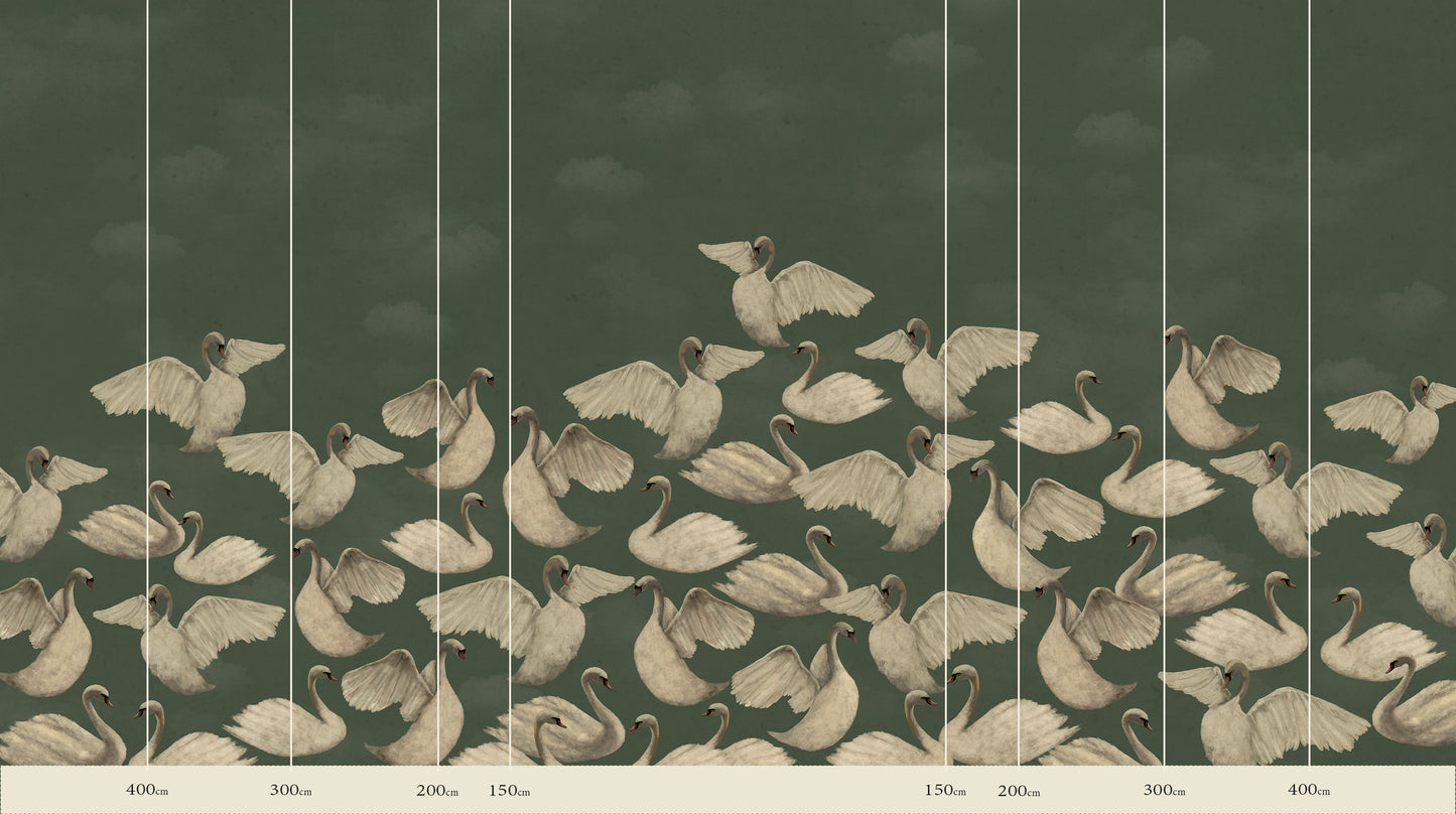 Night Swans - Sage