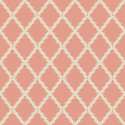 Trellis - Dusty Red