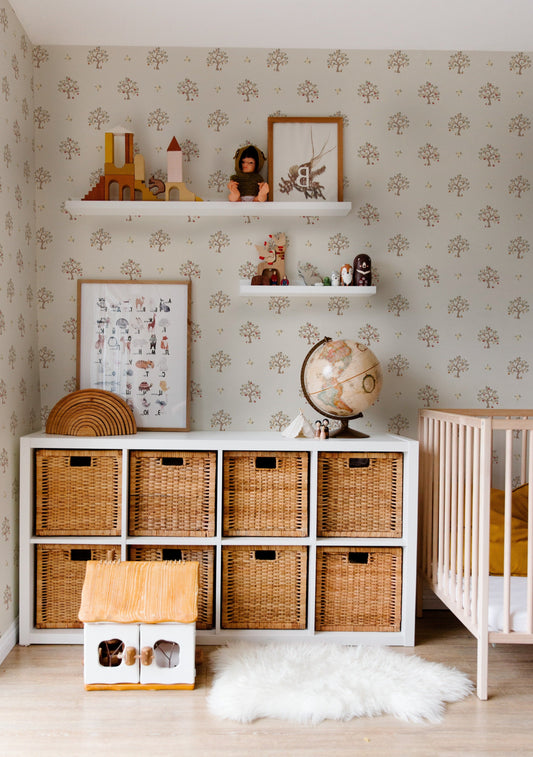 Summer Gray Behang - Annika - Sand