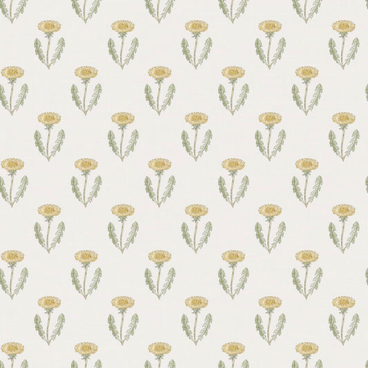 Sandberg Wallpaper - Maskrosen, Spring Green