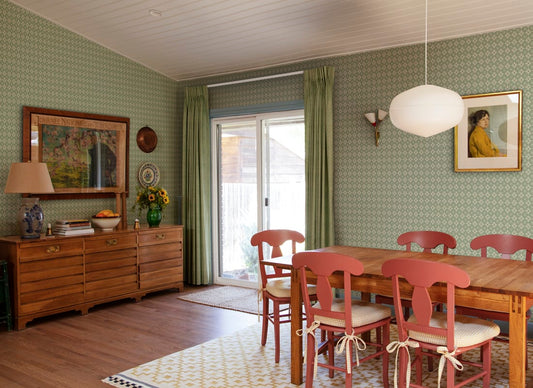 Sandberg Tapete - Lyckan, Emerald - S10153