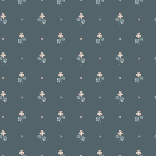 Sandberg Wallpaper - Mimi Indigo Blue
