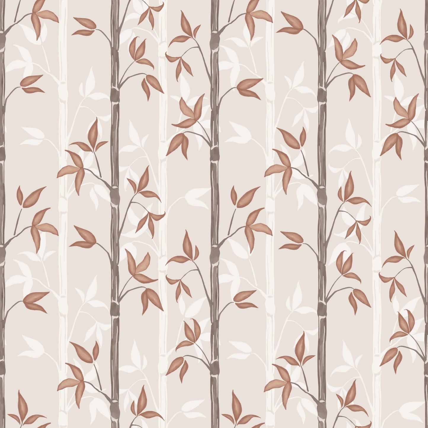 Summer Gray Wallpaper - Bamboo - Autumn