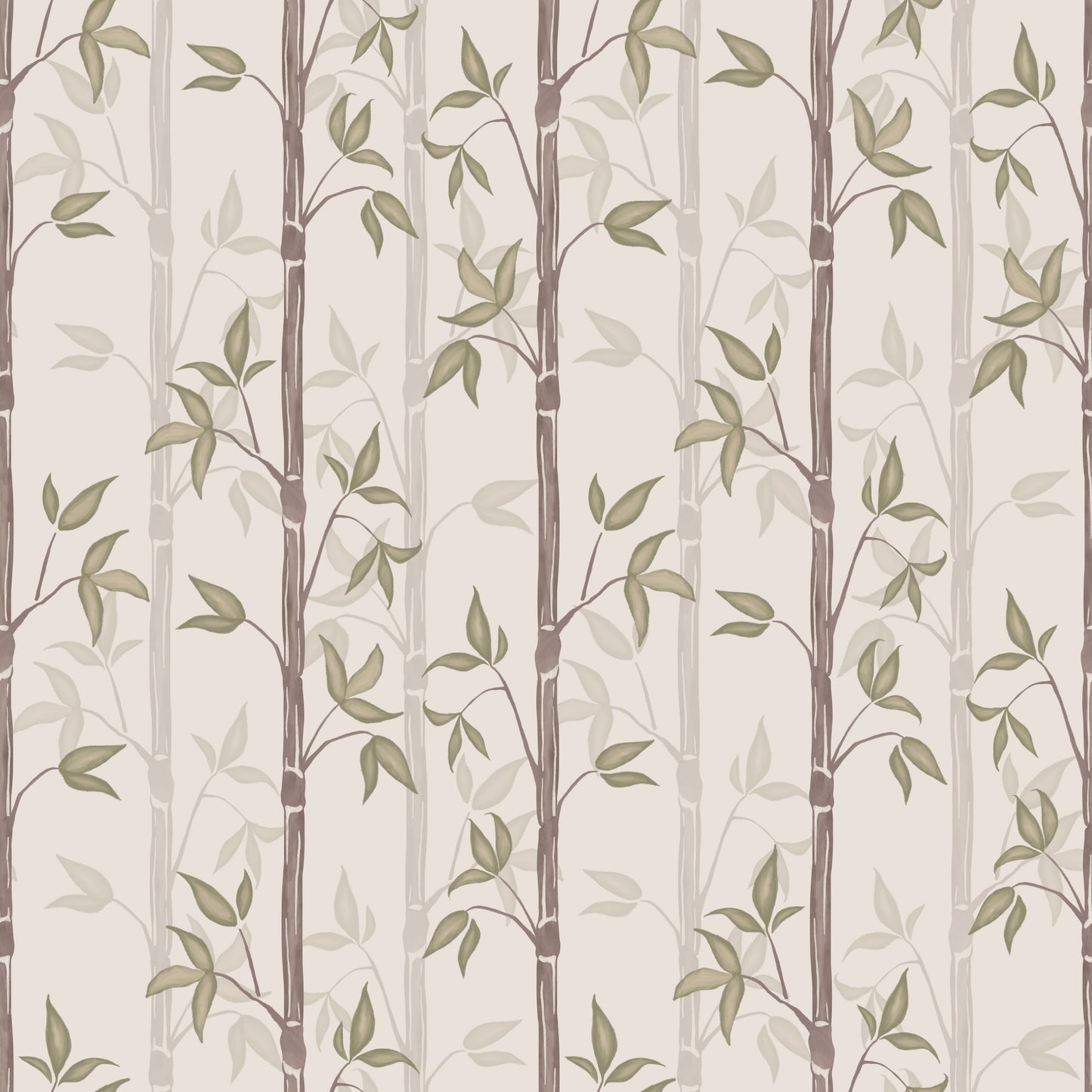 Summer Gray Wallpaper - Bamboo - Spring