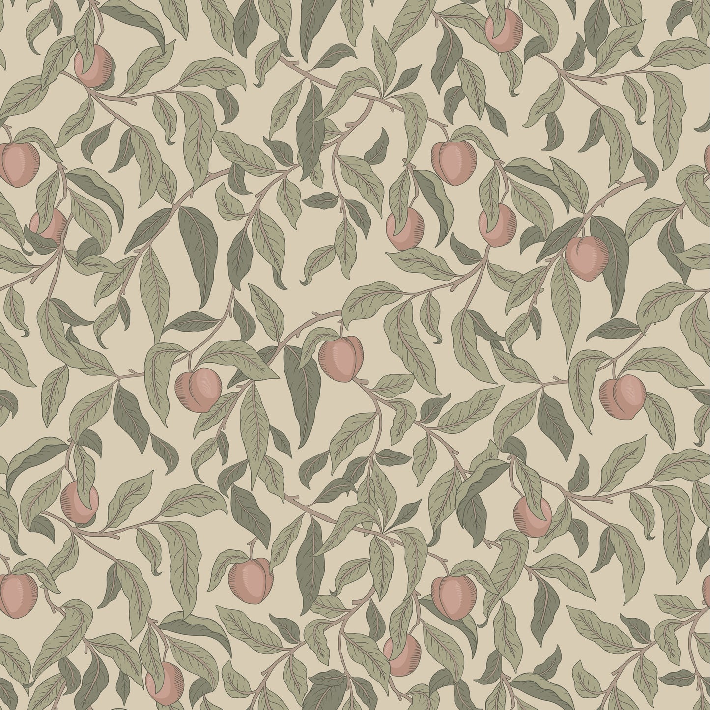 Summer Gray Wallpaper - Lena - Sage