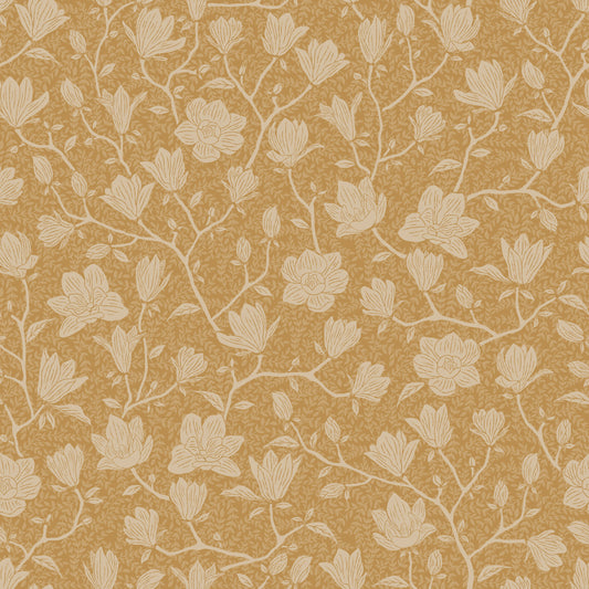 Summer Gray Wallpaper - Noah - Mustard
