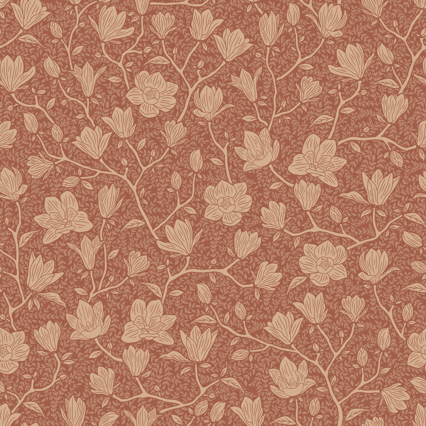 Summer Gray Wallpaper - Noah - Terracotta