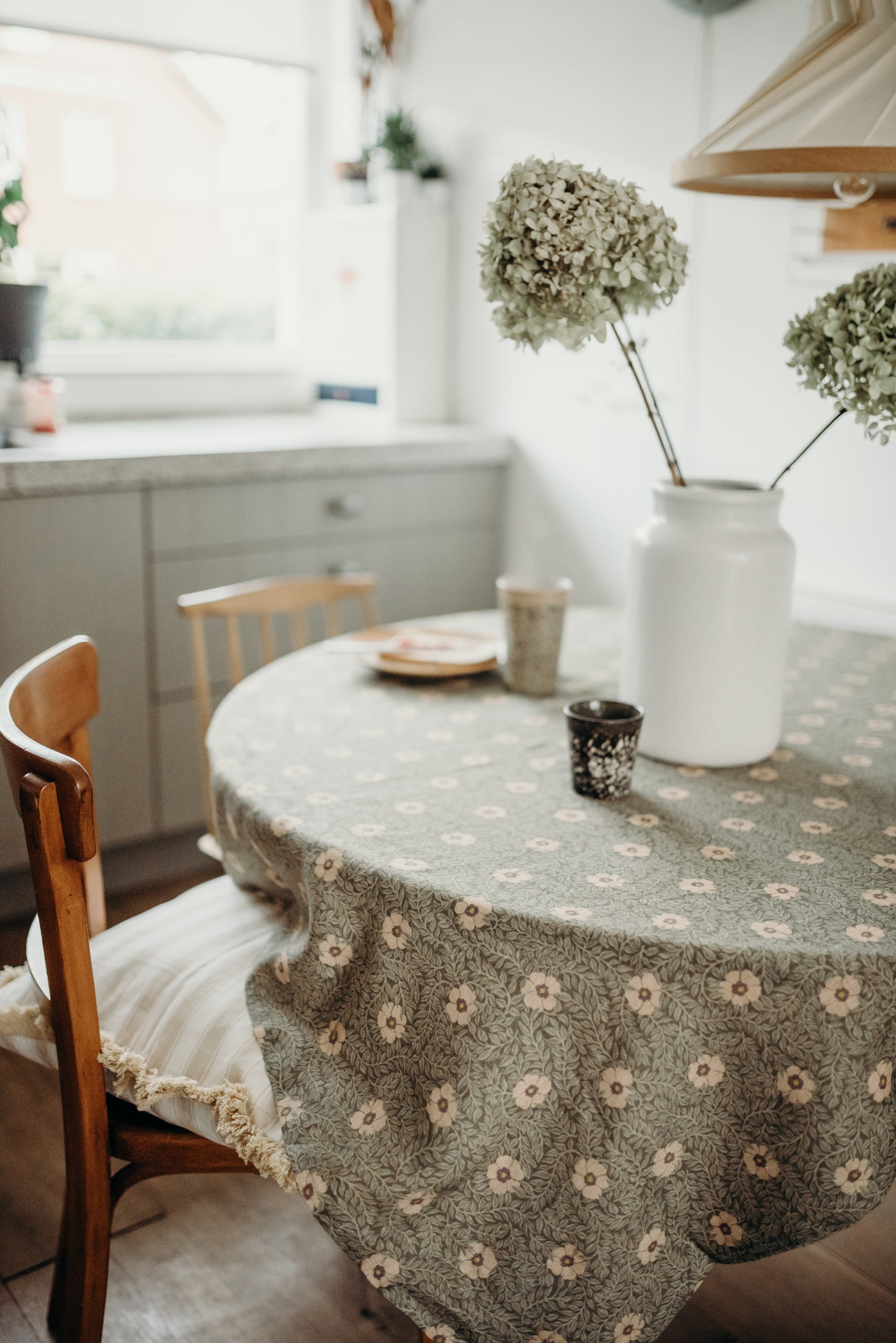 Linen Table Cloth - Summer Gray - Kicki