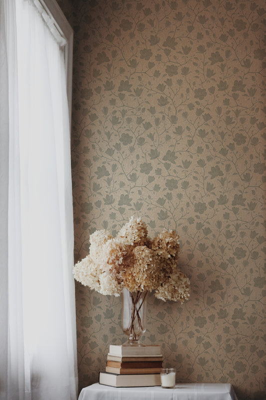 Summer Gray Wallpaper - Noah - Blue