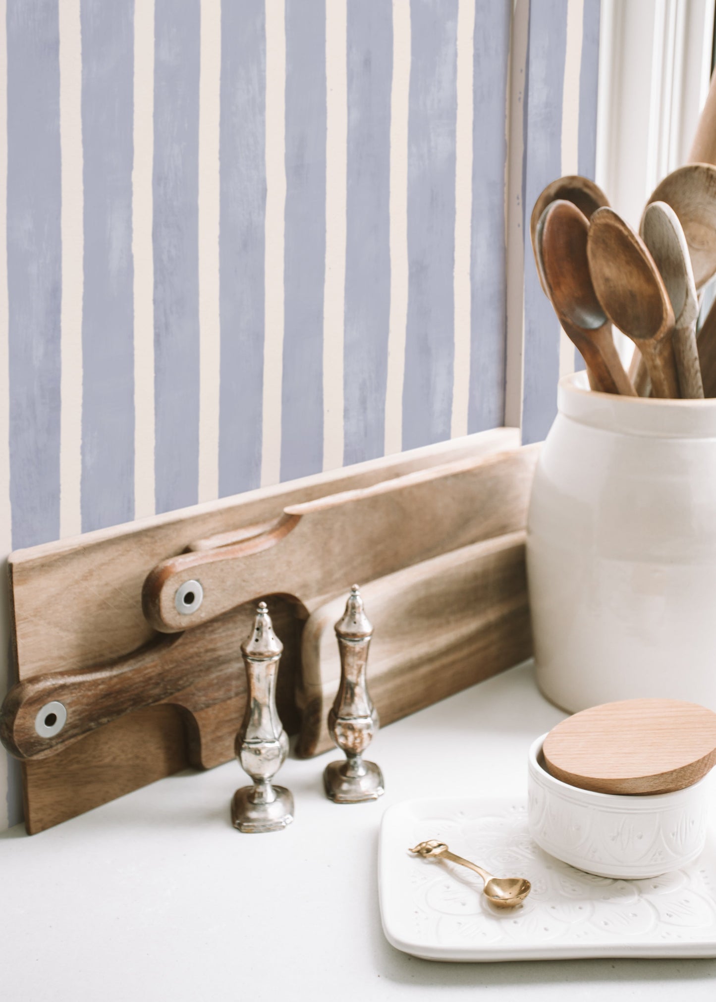 Atelier Stripe, Brush - Cielo